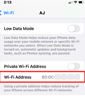 临汾苹果临汾mac维修如何在iPhone查找MAC地址